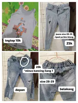 PRELOVED JEANS HW, JEANS DLL