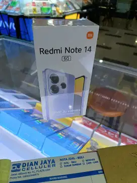 Xiaomi redmi note 14 5G 512gb ram 12gb dan8/256 resmi
