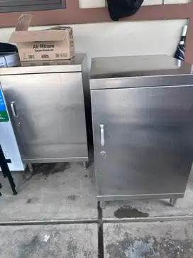 Lemari stainless 1sekat