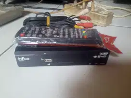 Set top box merk infico normal siap tonton nego tipis