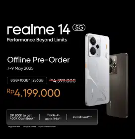 PROMO CICILAN REALME 14 SERIES, DAPATKAN POTONGAN ANGSURAN SAMPAI 1 JT