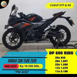 KREDIT DP 600RIBU HONDA CBR 150R 2019 ANGSURAN SANGAT TERJANGKAU