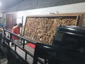 Relief ukir jati 3D