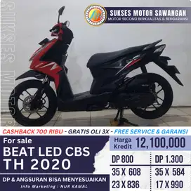 BEAT LED TH 2020 PLAT DEPOK MURAH MERIAH YUK BURUAN GAS