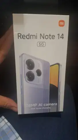 Xiaomi note 14 5g 8/256 gb, baru resmi