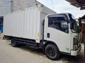 Isuzu elf box nlr 55 engkel long sasis 2018 power steering