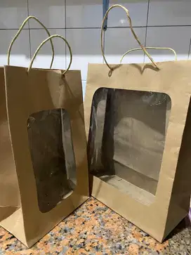 JUAL PAPER BAG BAHAN KRAFT POLOS COKLAT