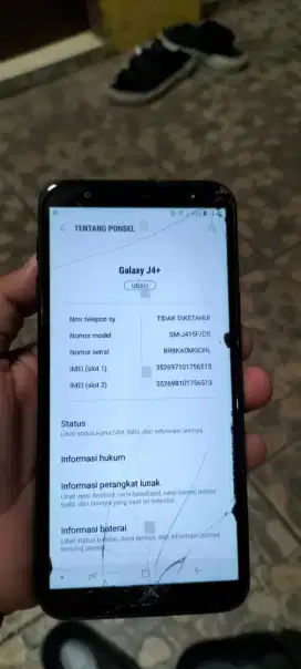 Samsung j4+plus. ,2/32. Mnus retak normal smua tgal plih