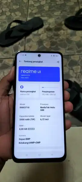 Realme c55. Hp cas. 8+8/256 NFC resmi mnus Bazel ja kurang mlus orian