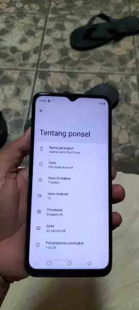 Realme narzo 50A Prem. Hp cas. 4+4/128 lecet pmkyan ja biasa