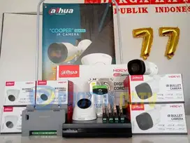 PROMO MURAH PAKET PEMASANGAN CCTV DAHUA 6 TITIK