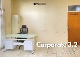 Area kantor seluas 12 m2 di gedung Revio Space