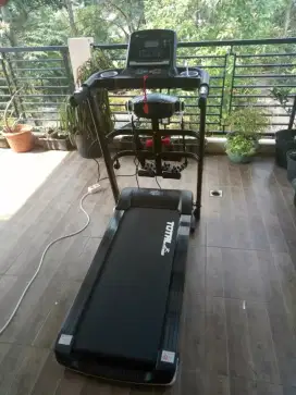 Alat fitnes treadmill elektrik TL 607 blue