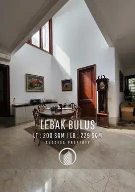 Rumah 2 Lantai Lebak Bulus dalam Komplek Lingkungan Nyaman Siap Huni