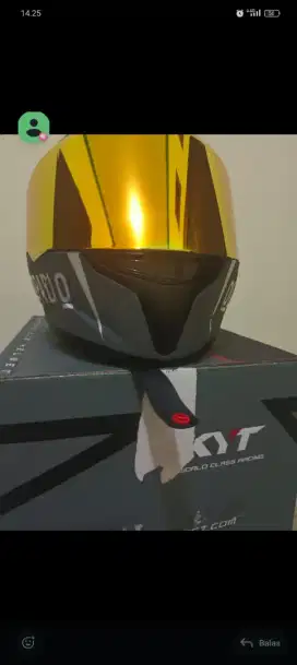 Forsell helm fullface merk kyt ttc size XL mulus baru