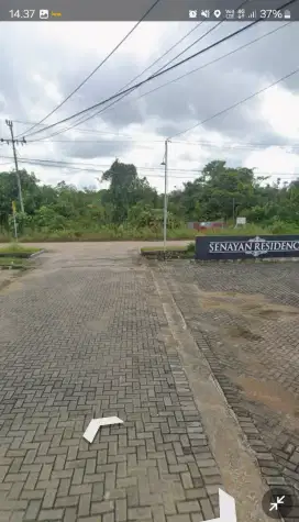 Jual tanah ruko tepi jln desa kapur 177m2 tanah keras