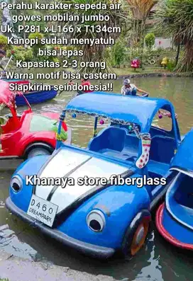 Mobilan sepeda air gowes,Sepeda air mobilan,perahu bebek,sepeda air !