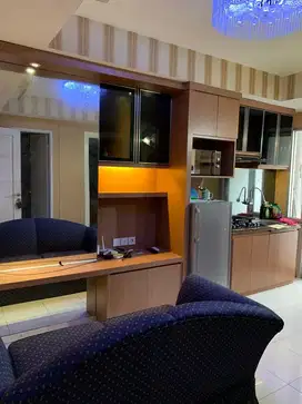 Apartemen Green Lake Sunter 2BR furnish, lantai rendah, sertifikat