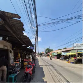 Dijual lahan di jalan raya Leuwinanggung