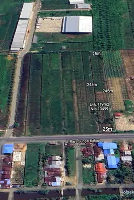 Tanah Tepi Jalan Sungai Kakap 25x245
