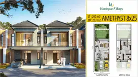 RUMAH DIJUAL DI KUNINGAN VILLAGE PIK2 TYPE AMETHYST UK 8X25 2LANTAI