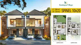 DIJUAL RUMAH MEWAH KUNINGAN VILLAGE PIK2 TYPE SPINEL UK 10X20 2LANTAI