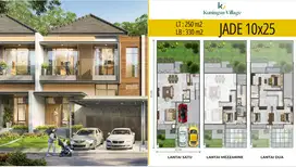 DIJUAL RUMAH KUNINGAN VILLAGE PIK2 MEWAH LUAS NYAMAN UK10X25 MEZZANINE