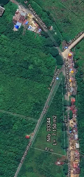 Tanah Strategis Tepi Jalan Mayor Alianyang