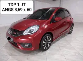 TDP Hanya 1 Juta Honda Brio 1.2 RS AT 2016 Merah
