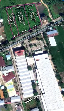 Tanah Jl. Ayani L112xP120 Depan Indo grosir