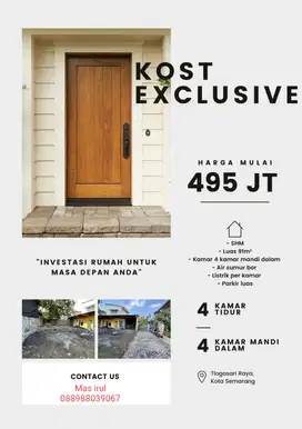 Rumah kos Tlogosari