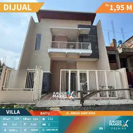 Dijual Villa Baru Kawasan Wisata di Jl Abdul Gani Atas Batu Malang