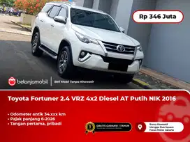[ LOW KM 34RB ] Toyota Fortuner 2.4 VRZ 4x2 Diesel AT Putih 2016/2017