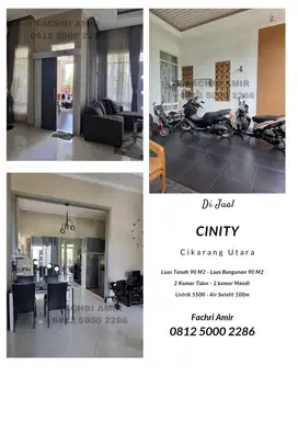 Rumah strategis dicikarang utara Cinity