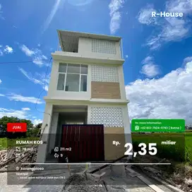 Rumah kos baru 3 lantai full furnished dekat kampus ITN dan UMM