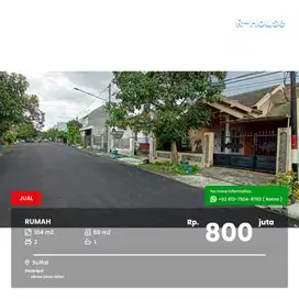 Rumah murah Sulfat akses jalan lebar