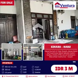 Dijual Rumah Di Tidar Bawah, Akses Dekat Ke Pusat Kota