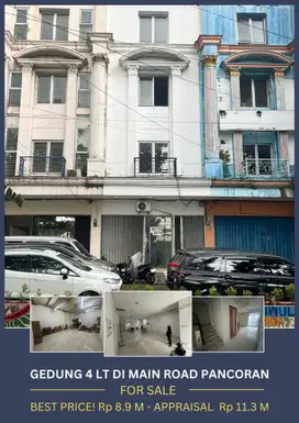 Gedung 4 lt di jalan utama pancoran sebelah sucofindo nilai apraisal