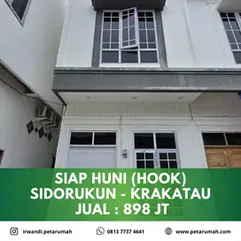 Rumah komplek siap huni (hook) daerah krakatau kota medan