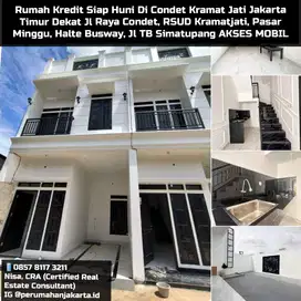 Rumah KPR Siap Huni Dekat Jl Raya Condet Stasiun Pasar Minggu Halte TO