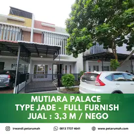 Komplek mutiara palace type jade full furnish kota medan
