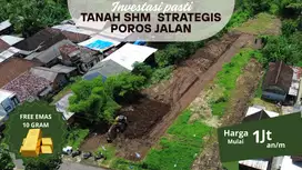 5 Menit Samsat Kota Malang Tanah SHM Strategis Poros Jalan
