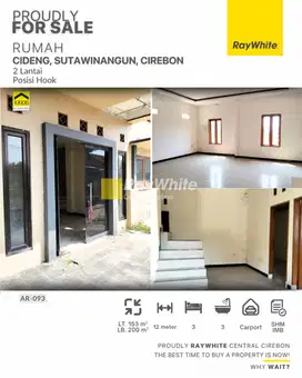 Rumah 2 Lantai SHM di Sutawinangun, Cirebon