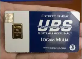 Emas Logam Mulia USB 1 gram