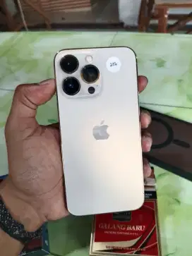 Iphone 13 Pro 256GB Gold fullset Bh 96% Original Bea cukai