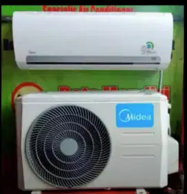 Jual ac Midea 1/2 pk R32 lowwat 360 watt kondisi 95% ori semua