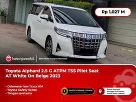 [ LOW KM ] Toyota Alphard 2,5 G ATPM TSS Pilot Seat AT White 2023/2024
