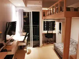 Disewakan unit studio Apartemen Serpong Garden Cisauk full furnish