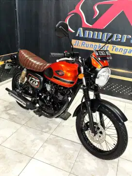 Kawasaki W175 Cafe seires reg 2022 orange mulus retro clasik