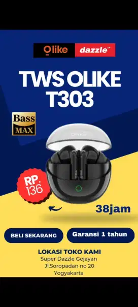 Tws bluetooth OLIKE T303